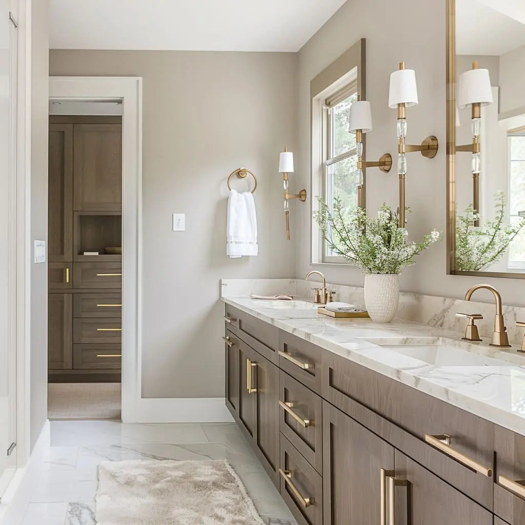 Bathroom classic design by Kitchen and Cabinets