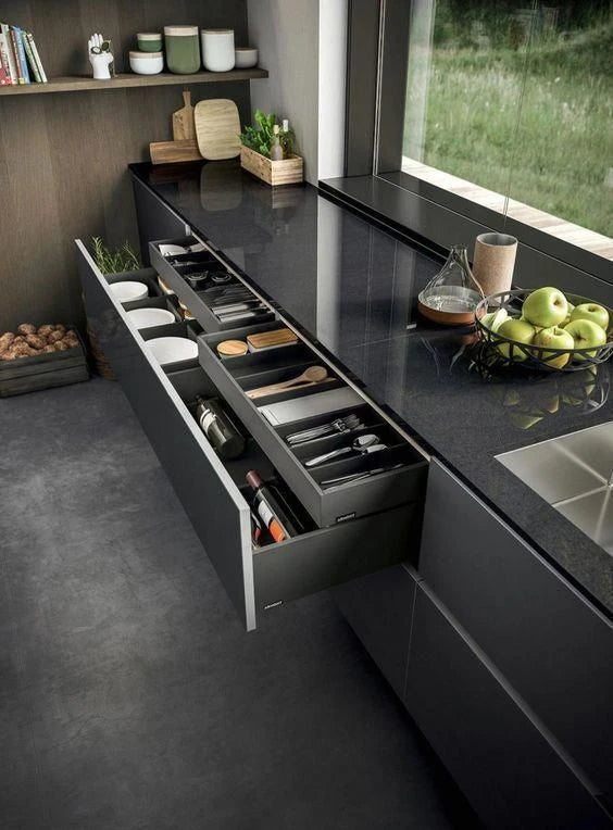 Elegant Storage - Custom Cabinet by Kitchen and Cabinets