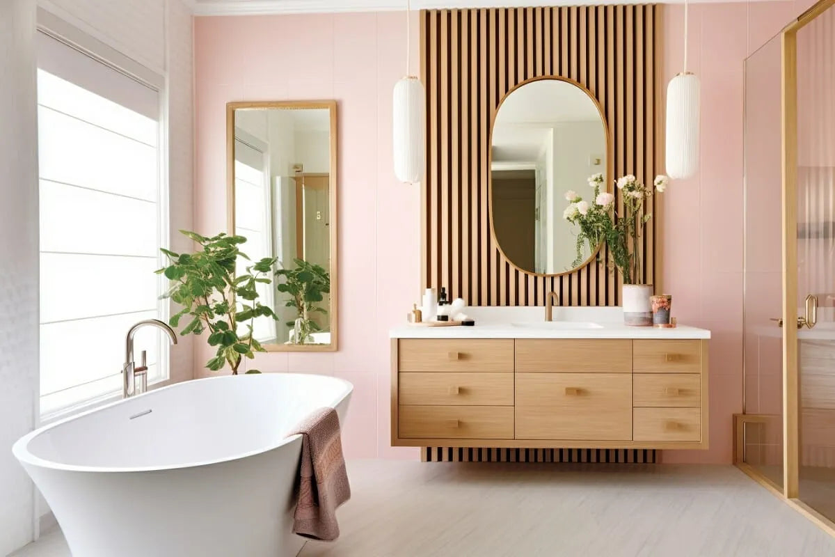 Pink Bathrooms for girls - Pink Elegance -by Kitchen and Cabinets