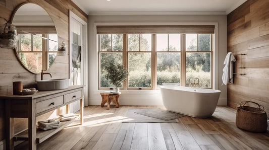 Rustic Bathroom 2 - Country Comfort by Kitchen and Cabinets