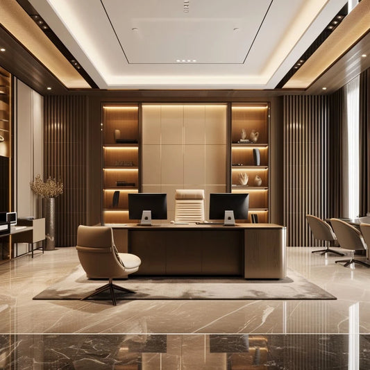 Smart Workspace - Modern Office by Kitchen 